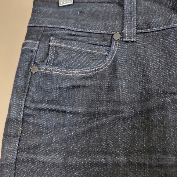 Paige Hidden Hills Straight Dark Wash Denim Blue Jeans Sz 26 - Picture 6 of 16